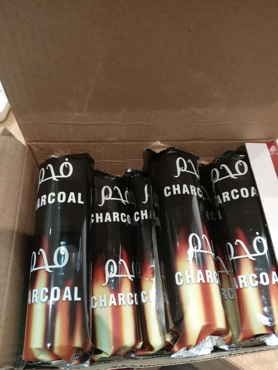 Round Charcoal Tablets for Agarwood Burning – Premium Oud Incense Charcoal (Box of 100)